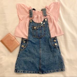 Zara Kids Skirt Denim Overalls